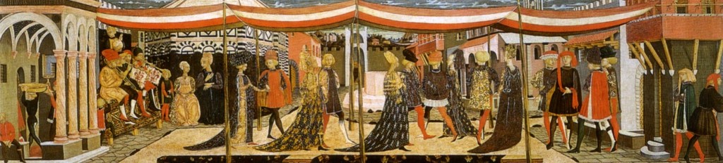 Corteo nuziale, Cassone Adimari, Firenze