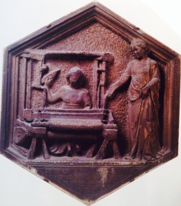 La tessitura, Museo dell'Opera del Duomo, Firenze, Andrea Pisano, XIII secolo