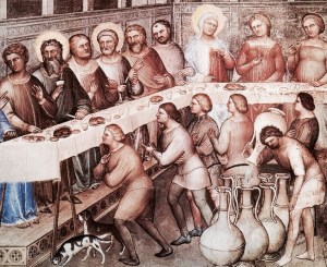 Particolare, Nozze di Cana