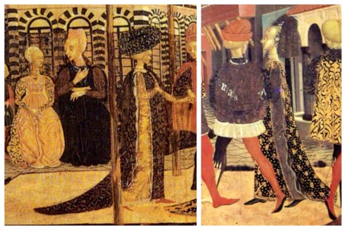 Particolari dal Cassone Adimari 