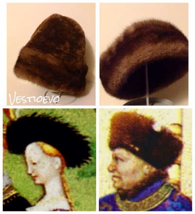 Cappelli in pelliccia, Francia 1415