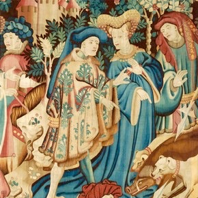 Pellanda francese con bordi in pelliccia di cinghiale, 1415, Paesi Bassi