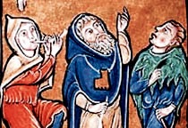 Mantelline o pellegrine, miniatura, 1173