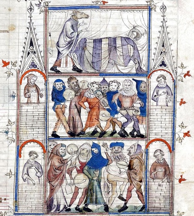 Miniatura XIV secolo da "Roman de Fauvel"