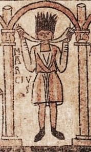 Marcius cornator alla basilica di San Michele Maggiore