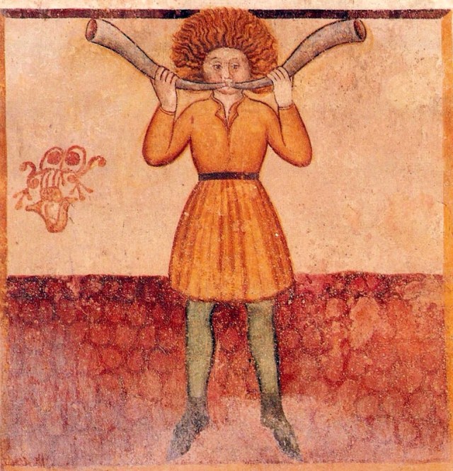 Marcius cornator alla chiesa di Santa Maria