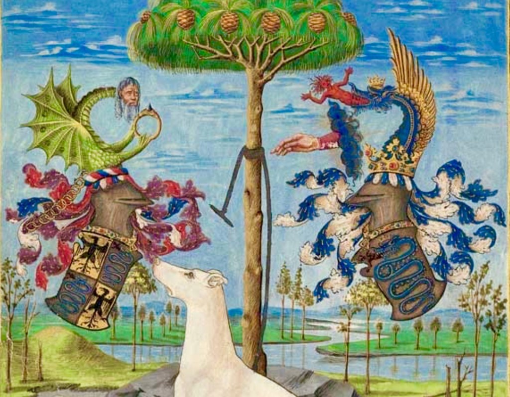 Stemmi delle famiglie Sforza e Visconti